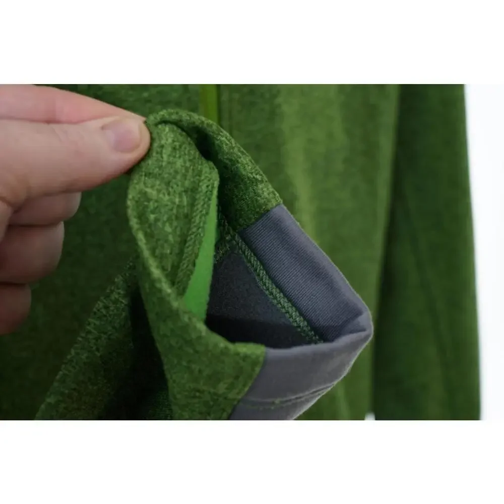 The North Face Green Pullover Polyester Fleece Jacket Mens Sz L Shirt